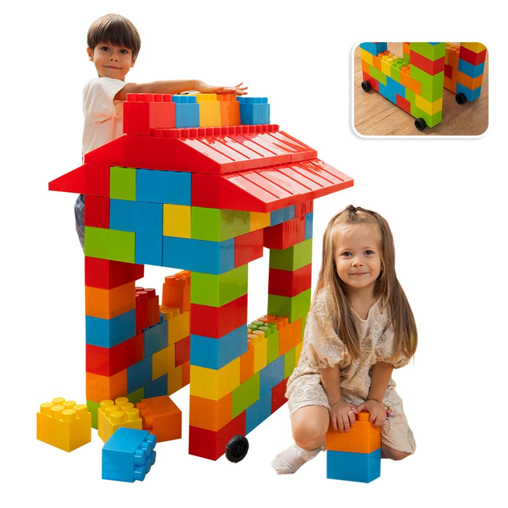 Jumbo Plastic Building Blocks Toy Set