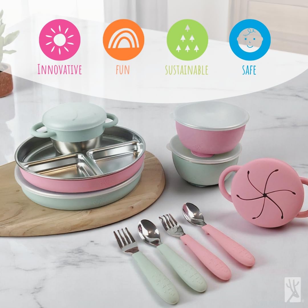 Stainless Steel Kids Mealtime Bundle Set