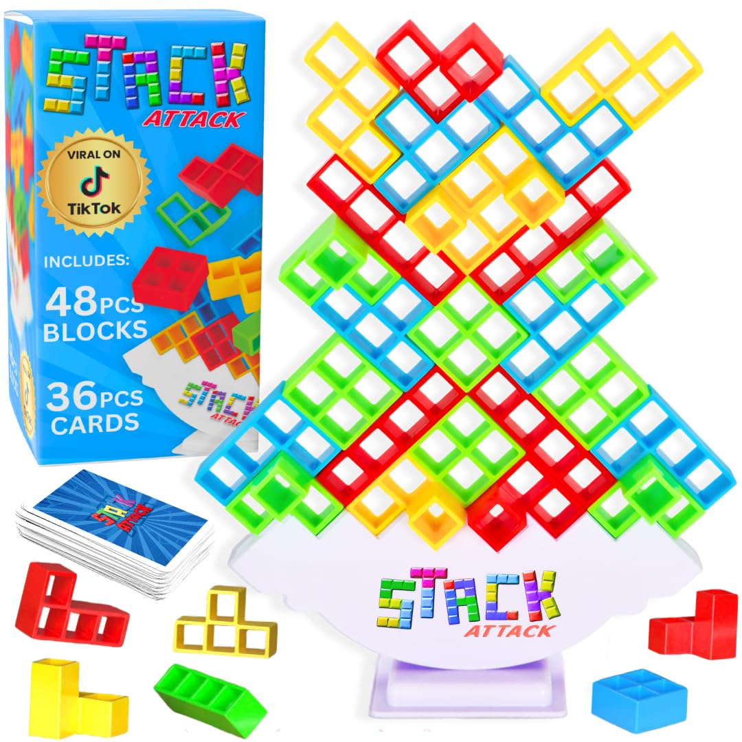 Stacking Tower Game for Kids & Adults Family Fun