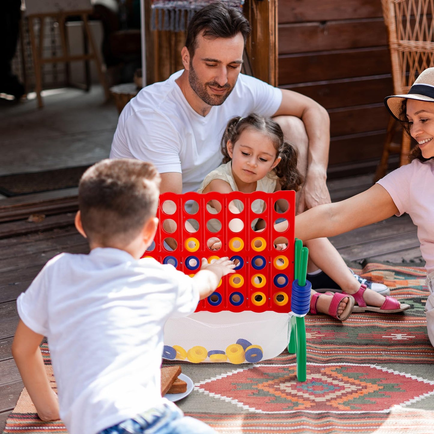 4 In A Row Game Set for Kids & Family Fun