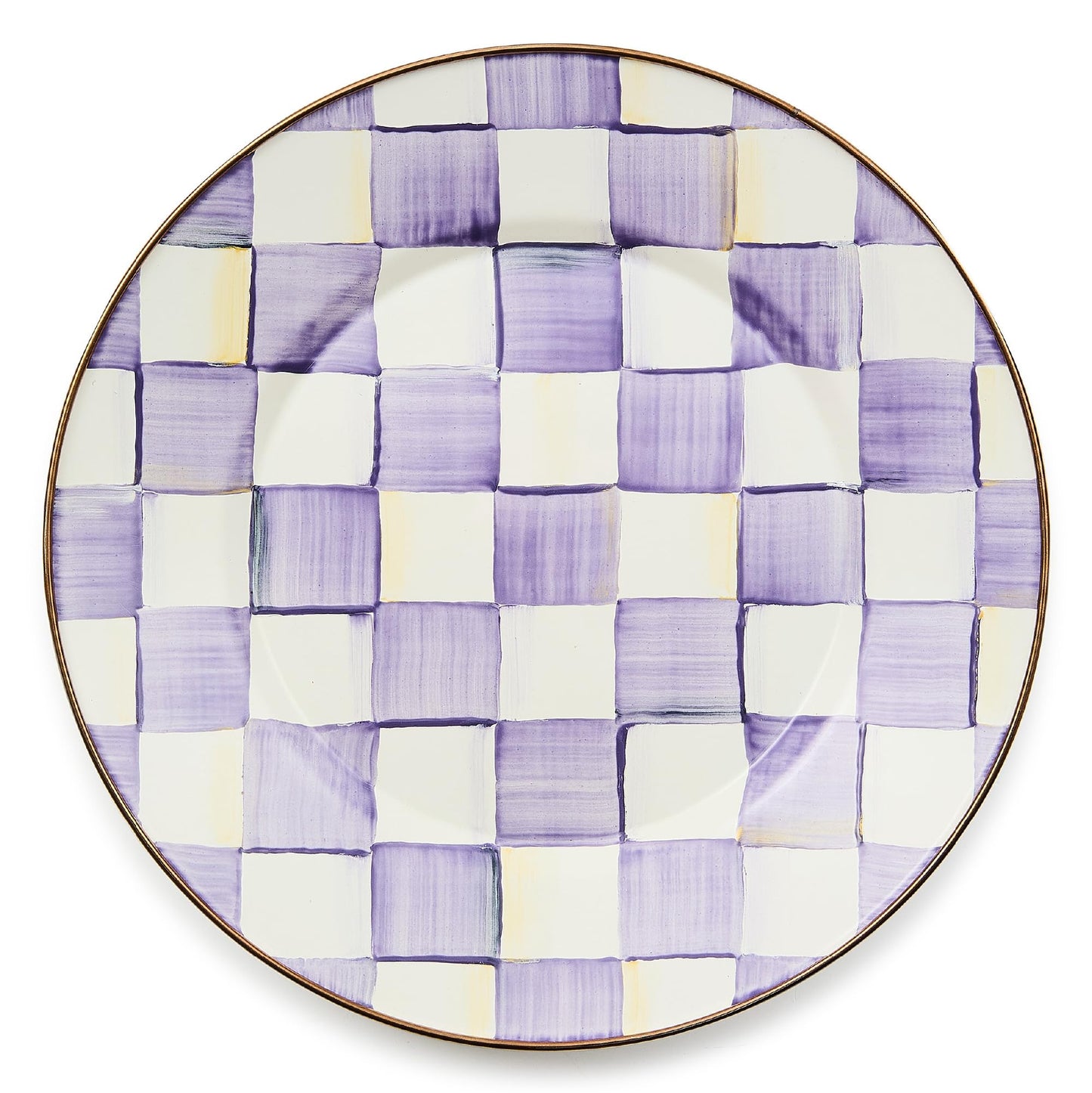 Decorative Enamel Dinner Plate 10 Inch