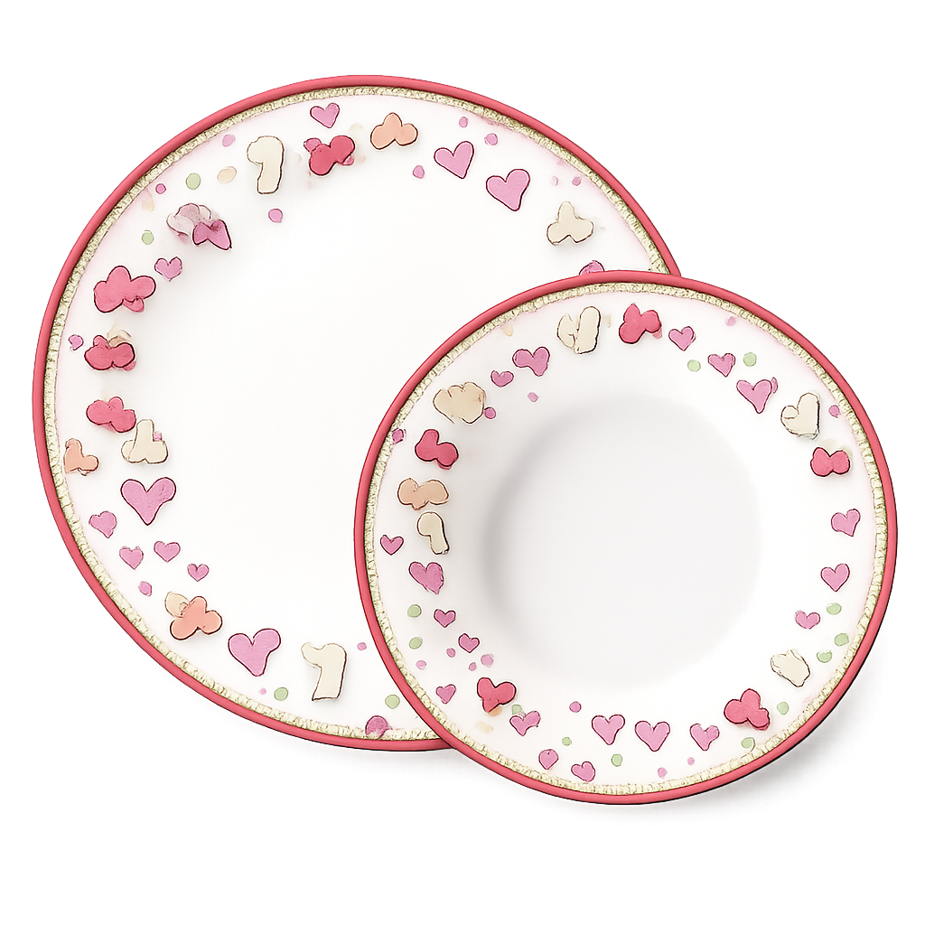 Porcelain Dinnerware Set 12 Piece Table Service