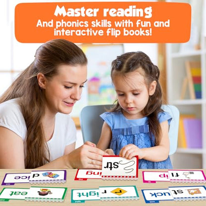 Phonics Flash Cards & Word Building Books for Kids