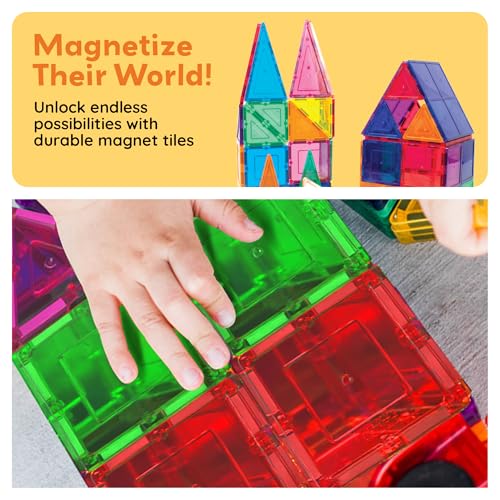 Magnetic Building Tiles 100 Piece Set