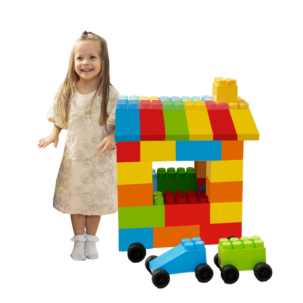 Jumbo Plastic Building Blocks Toy Set