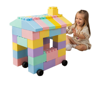 Jumbo Plastic Building Blocks Toy Set