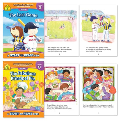 Start to Read Book Set for Preschool & Kids