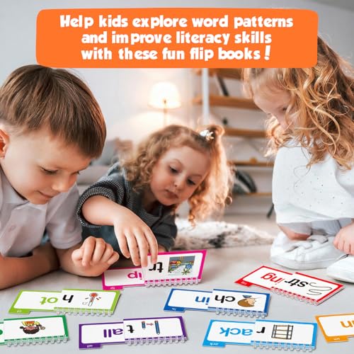 Phonics Flash Cards & Word Building Books for Kids