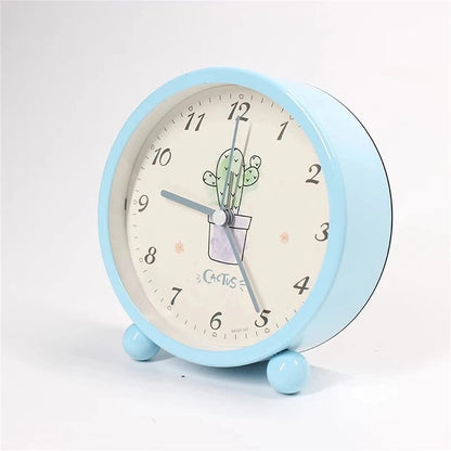 Cute Kids Silent Bedside Alarm Clock