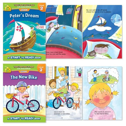 Start to Read Book Set for Preschool & Kids