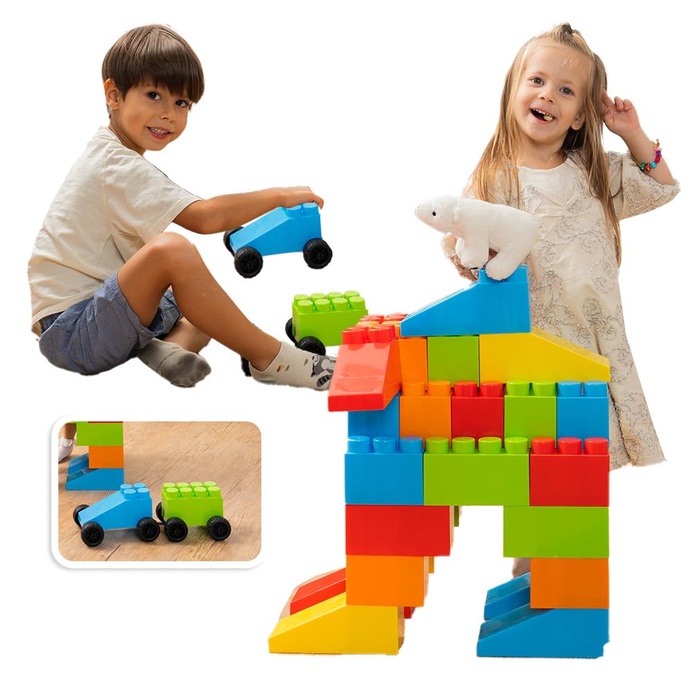 Jumbo Plastic Building Blocks Toy Set