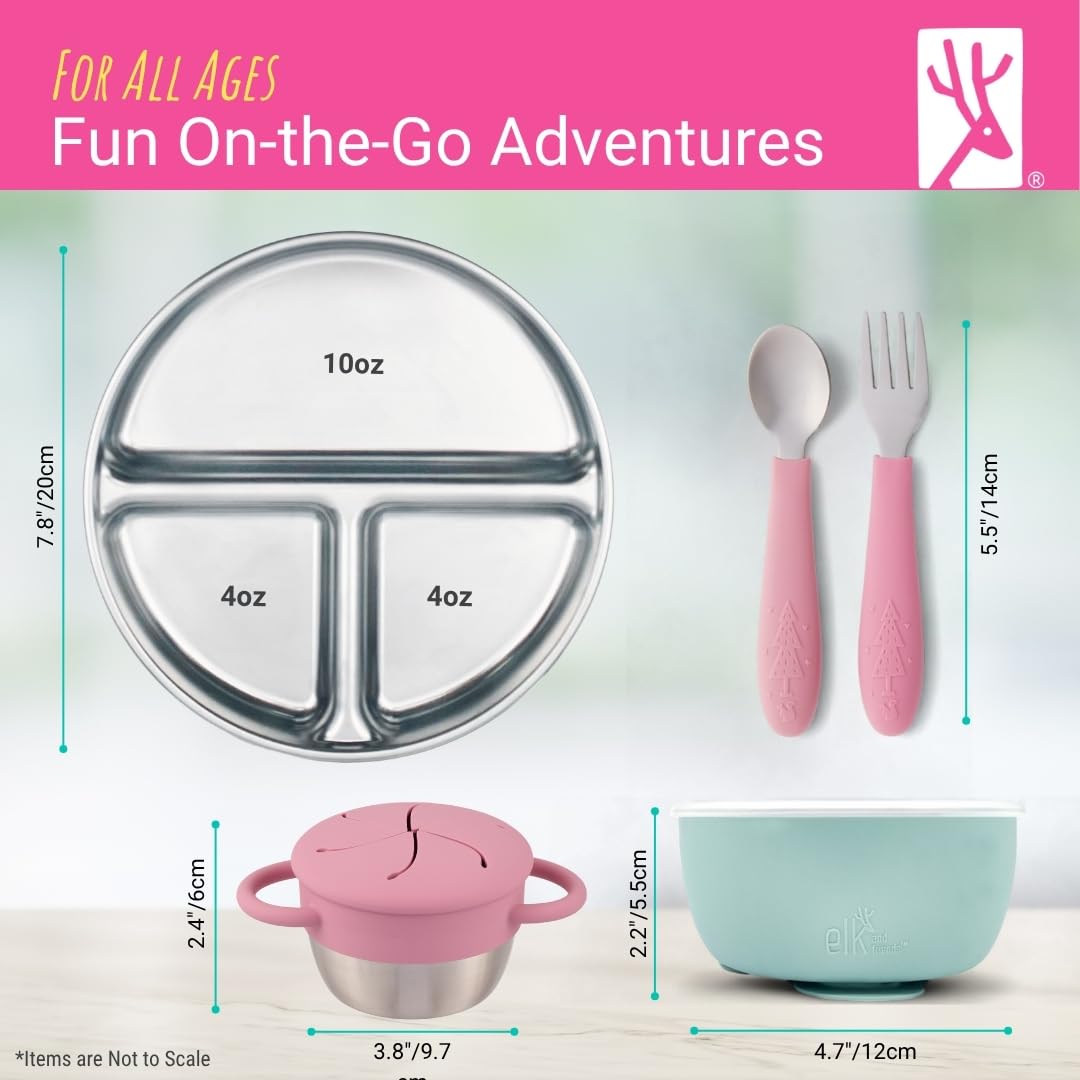Stainless Steel Kids Mealtime Bundle Set