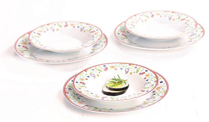 Porcelain Dinnerware Set 12 Piece Table Service