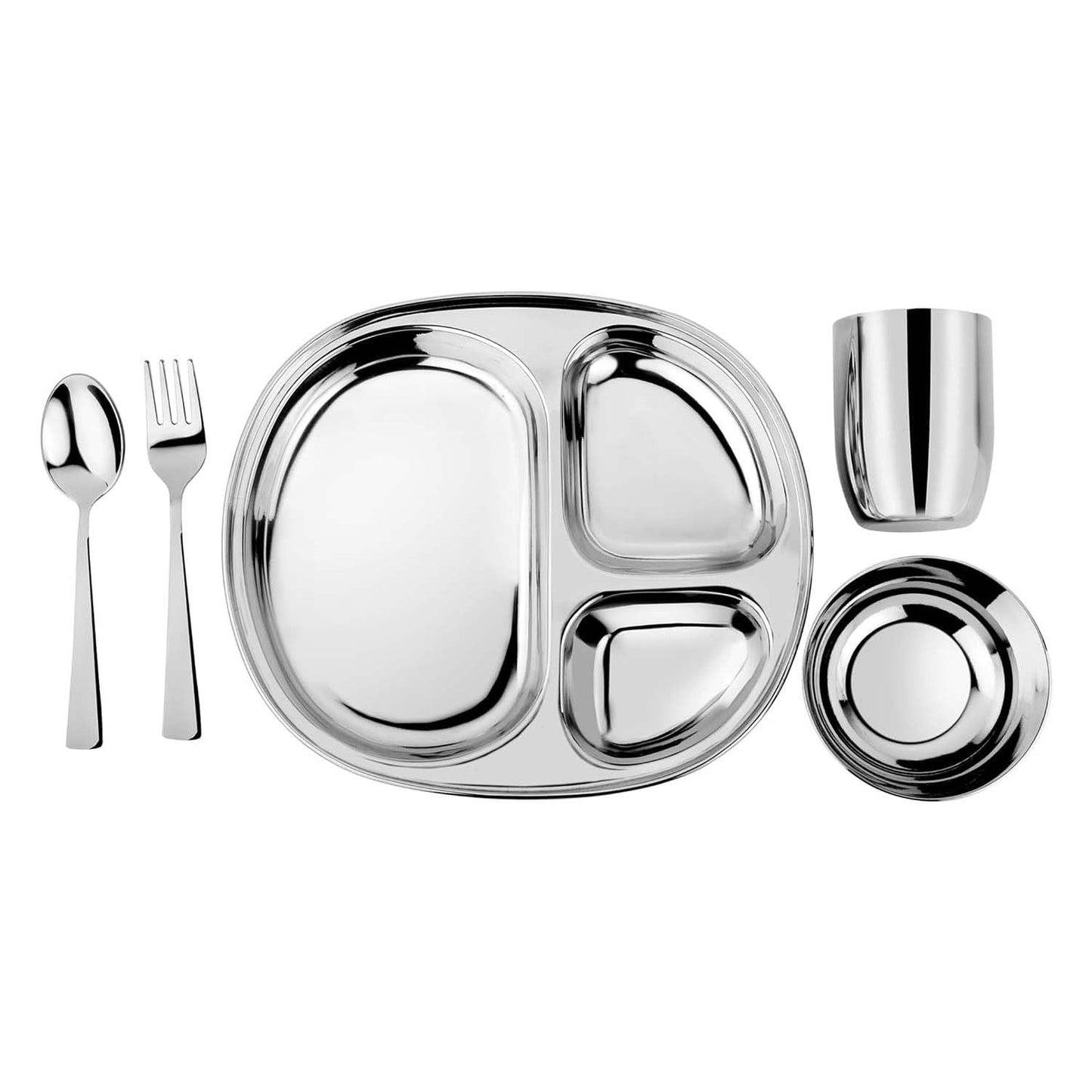 Stainless Steel Divided Plates for Kids