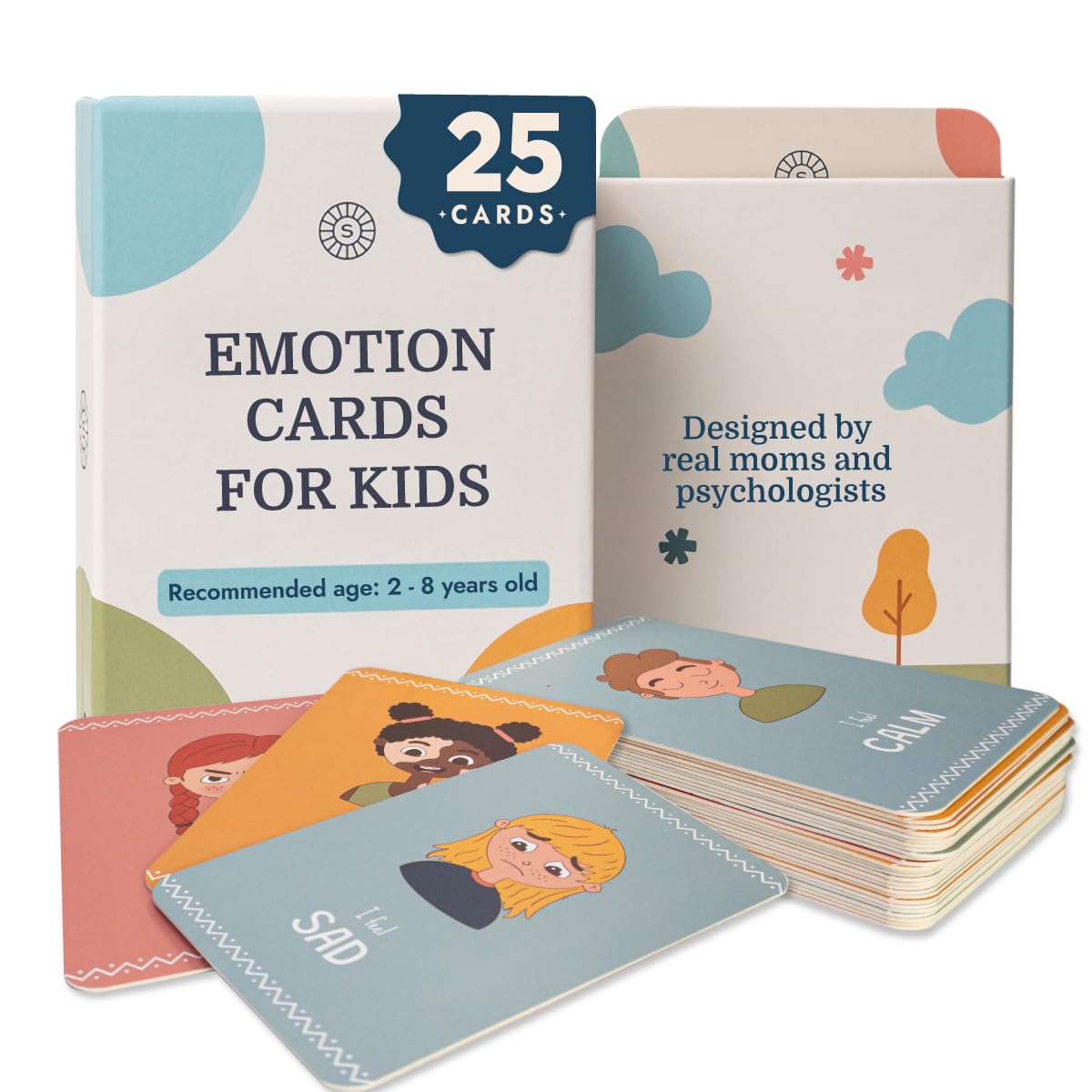Emotion Flash Cards for Toddlers & Kids Learning