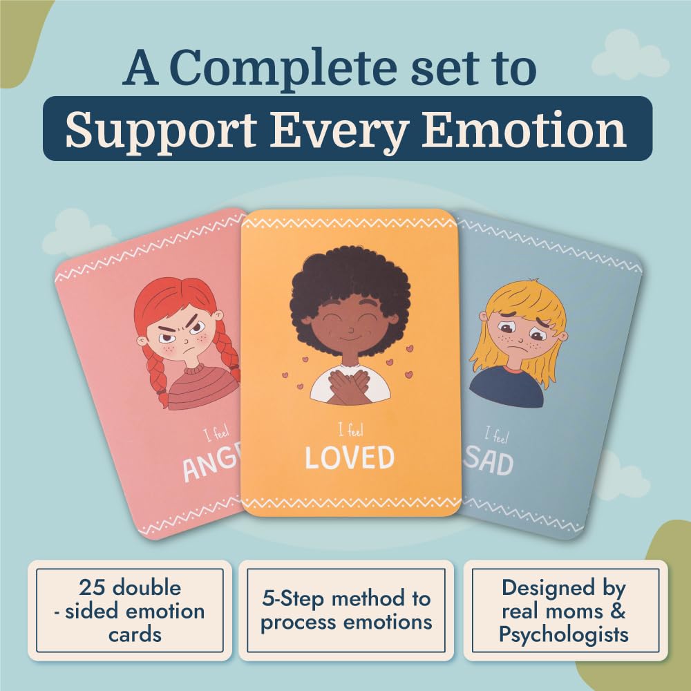 Emotion Flash Cards for Toddlers & Kids Learning