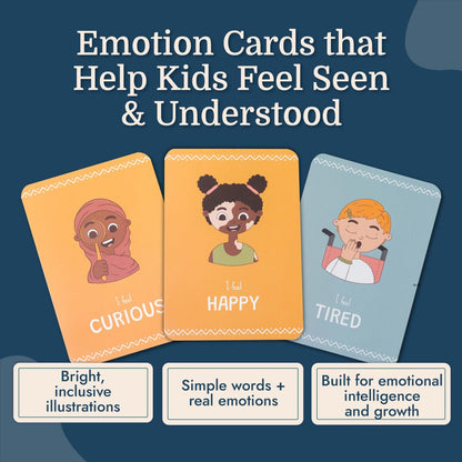 Emotion Flash Cards for Toddlers & Kids Learning