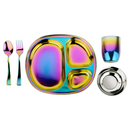 Stainless Steel Divided Plates for Kids