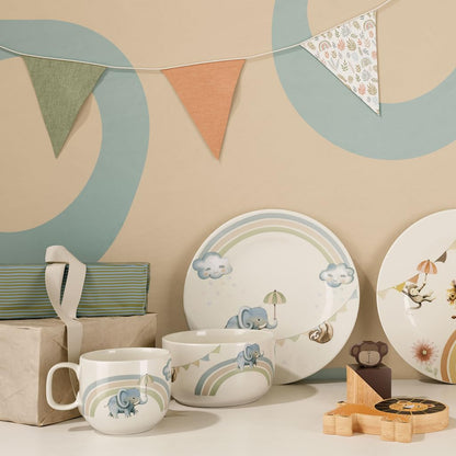 Elephant Kids Porcelain Bowl for Daily Meals