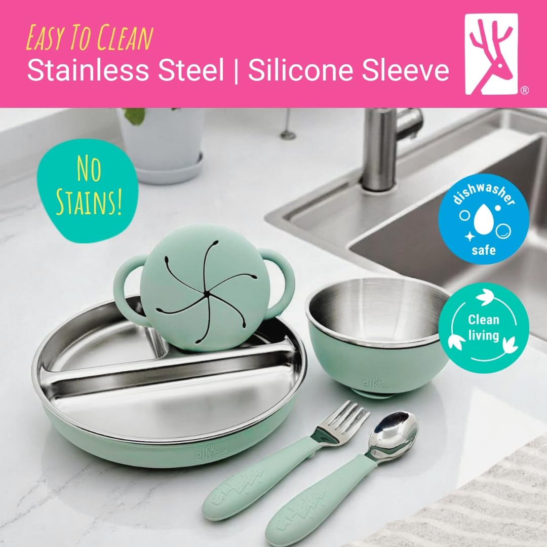 Stainless Steel Kids Mealtime Bundle Set