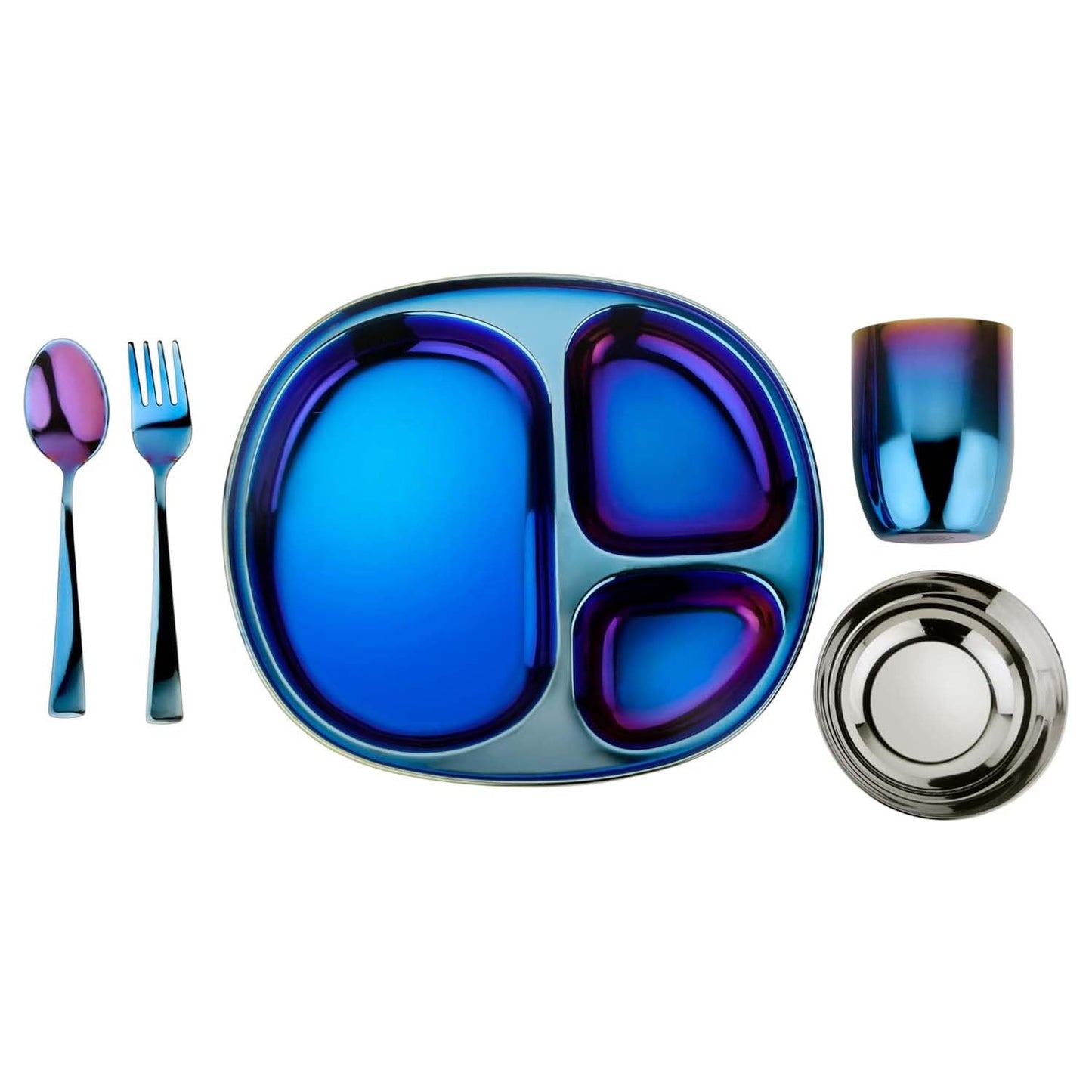 Stainless Steel Divided Plates for Kids