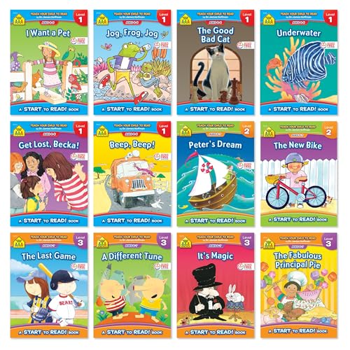Start to Read Book Set for Preschool & Kids