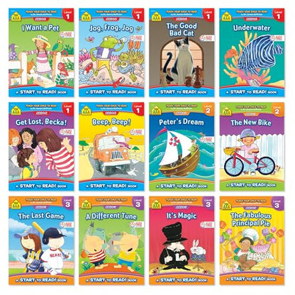 Start to Read Book Set for Preschool & Kids