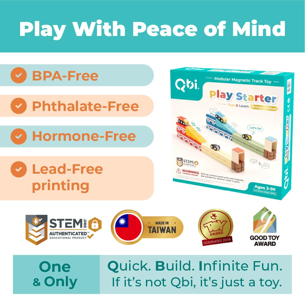 Magnetic Building Tiles Set for Kids
