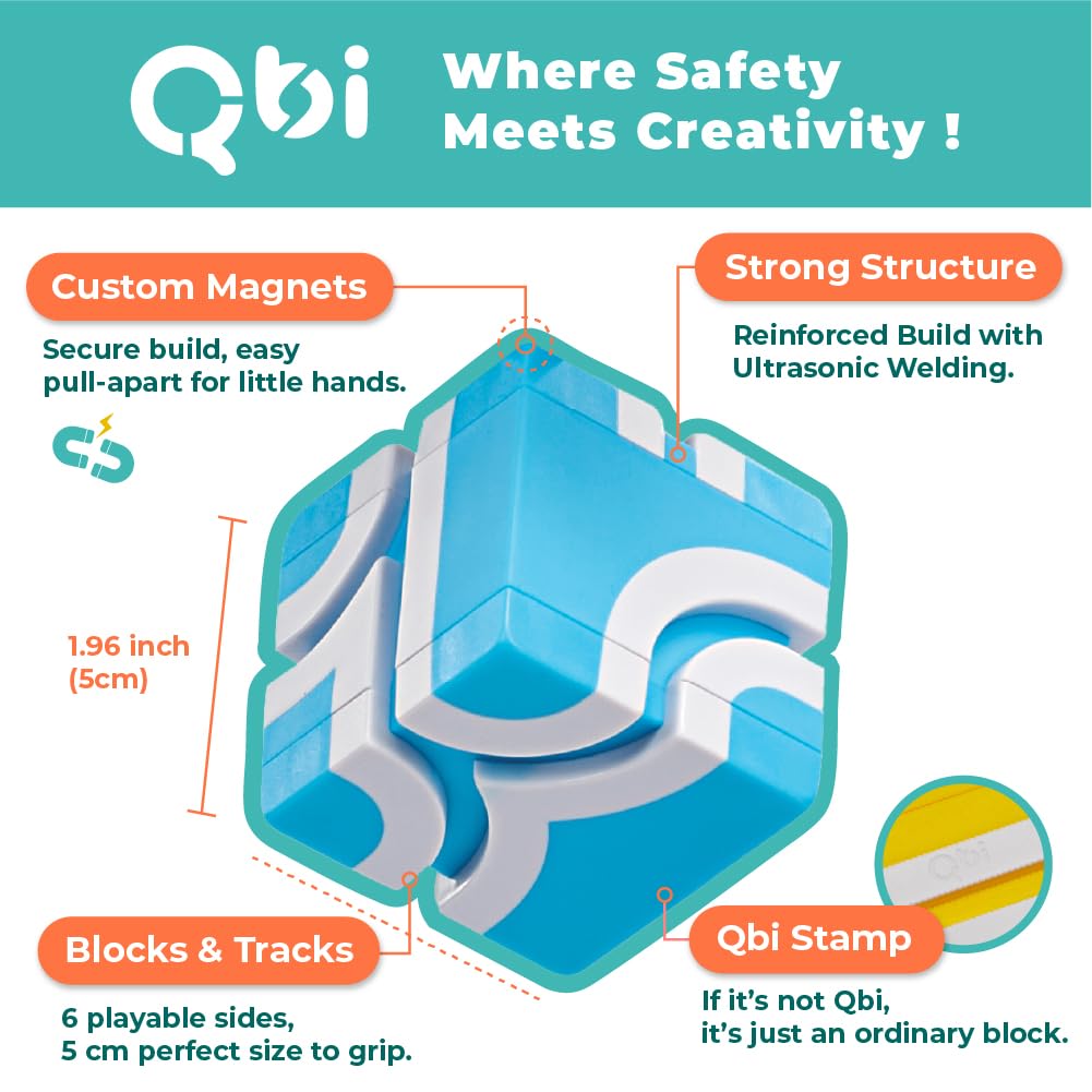 Magnetic Building Tiles Set for Kids