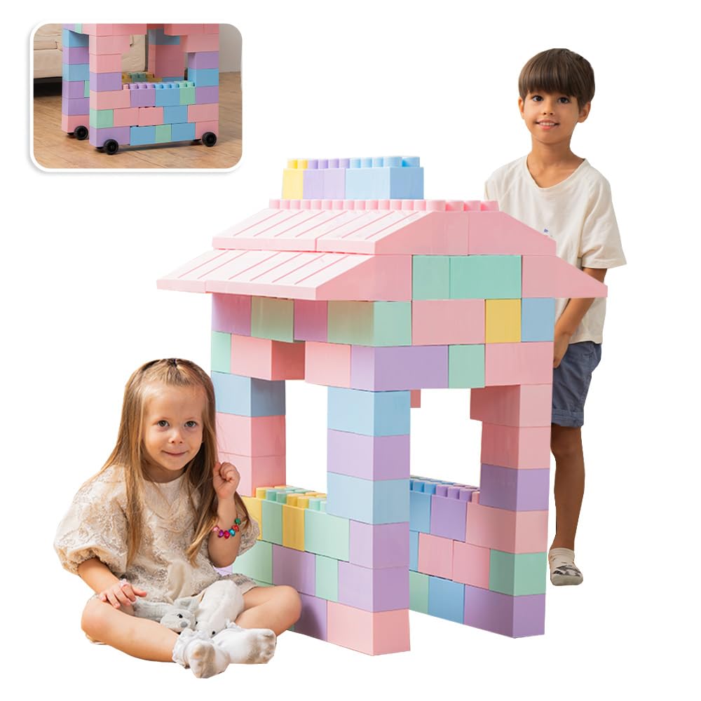 Jumbo Plastic Building Blocks Toy Set