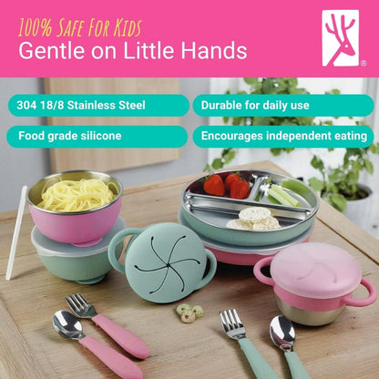 Stainless Steel Kids Mealtime Bundle Set