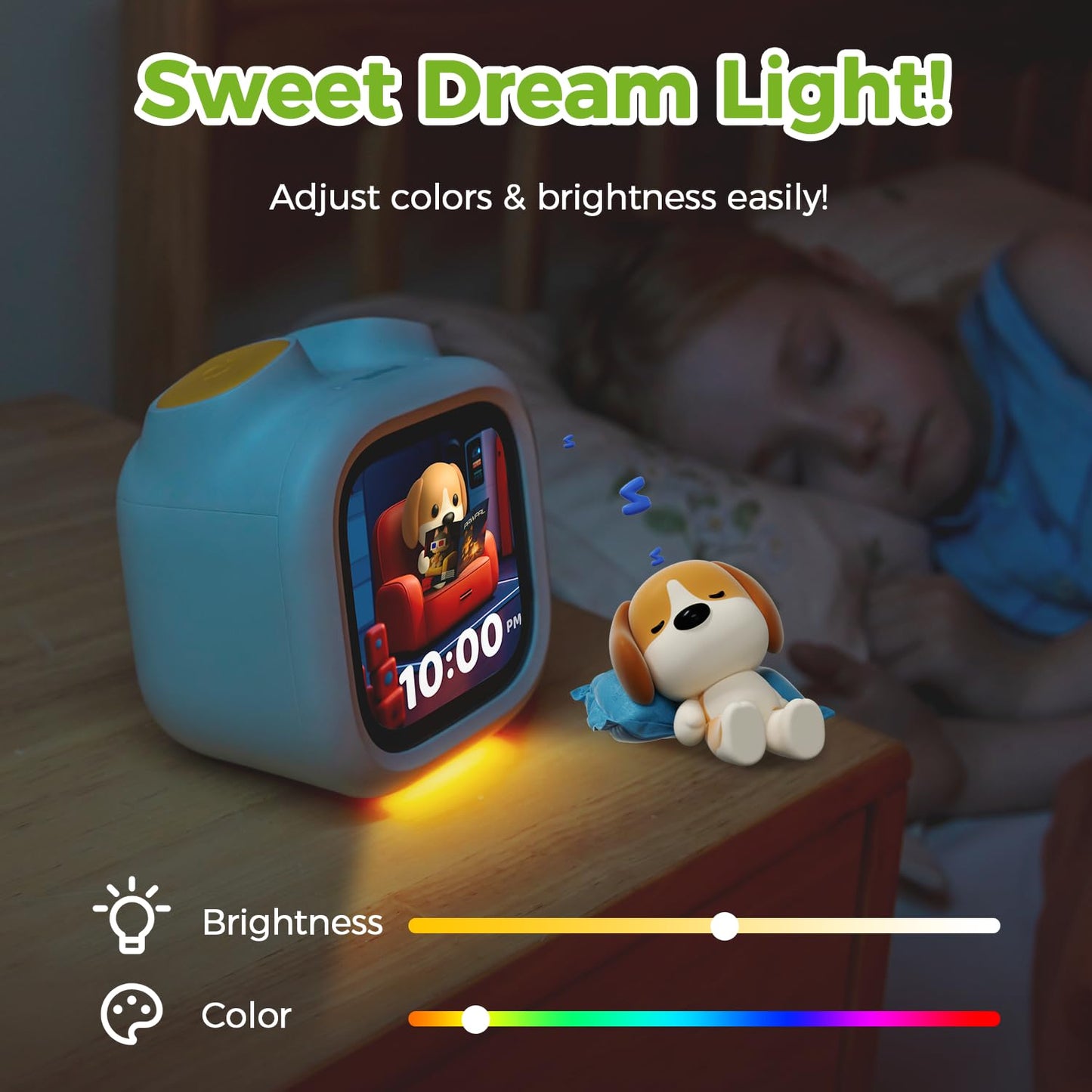 Kids Smart Alarm Clock with Nightlight