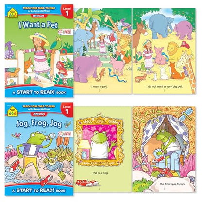 Start to Read Book Set for Preschool & Kids