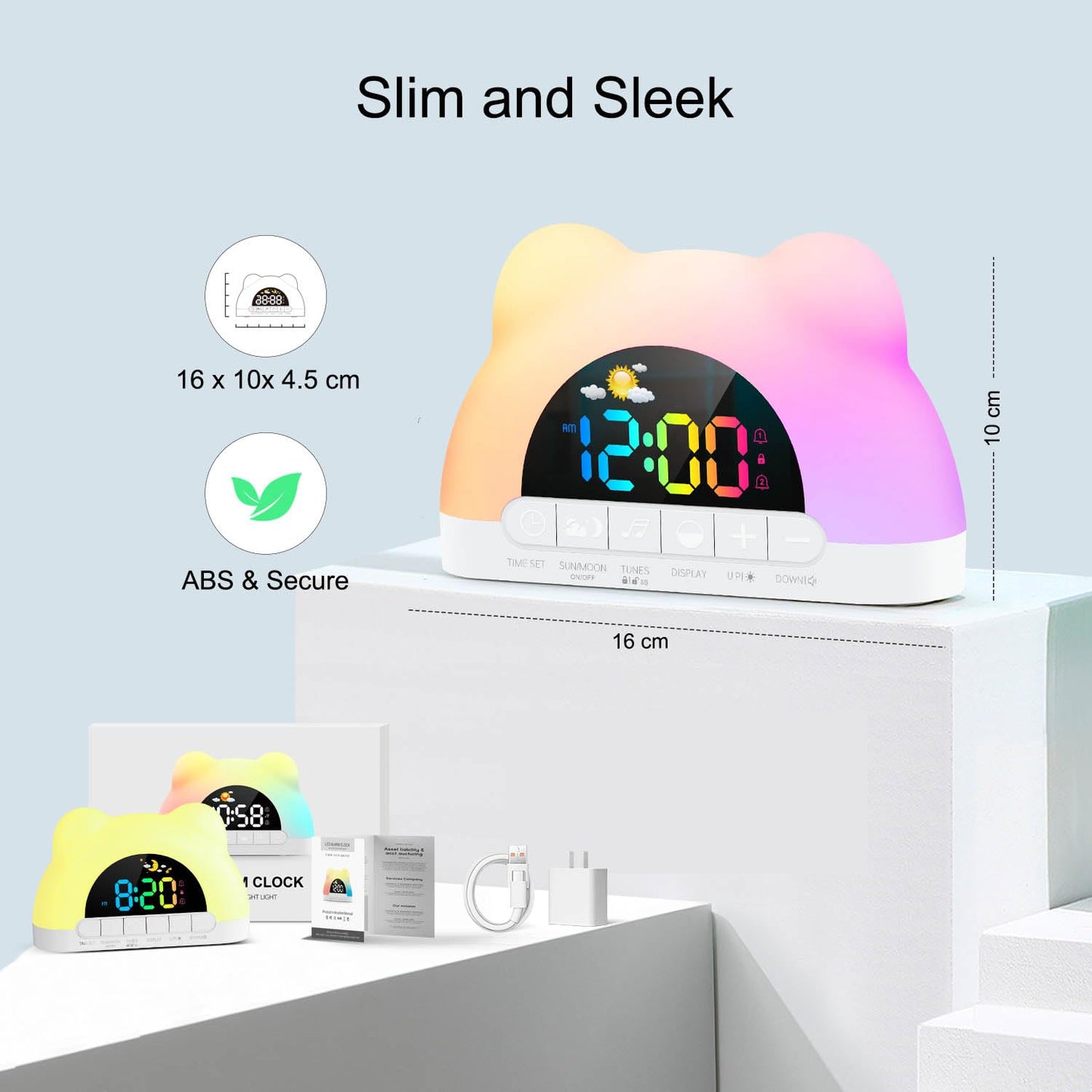 Kids Sleep Trainer Alarm Clock