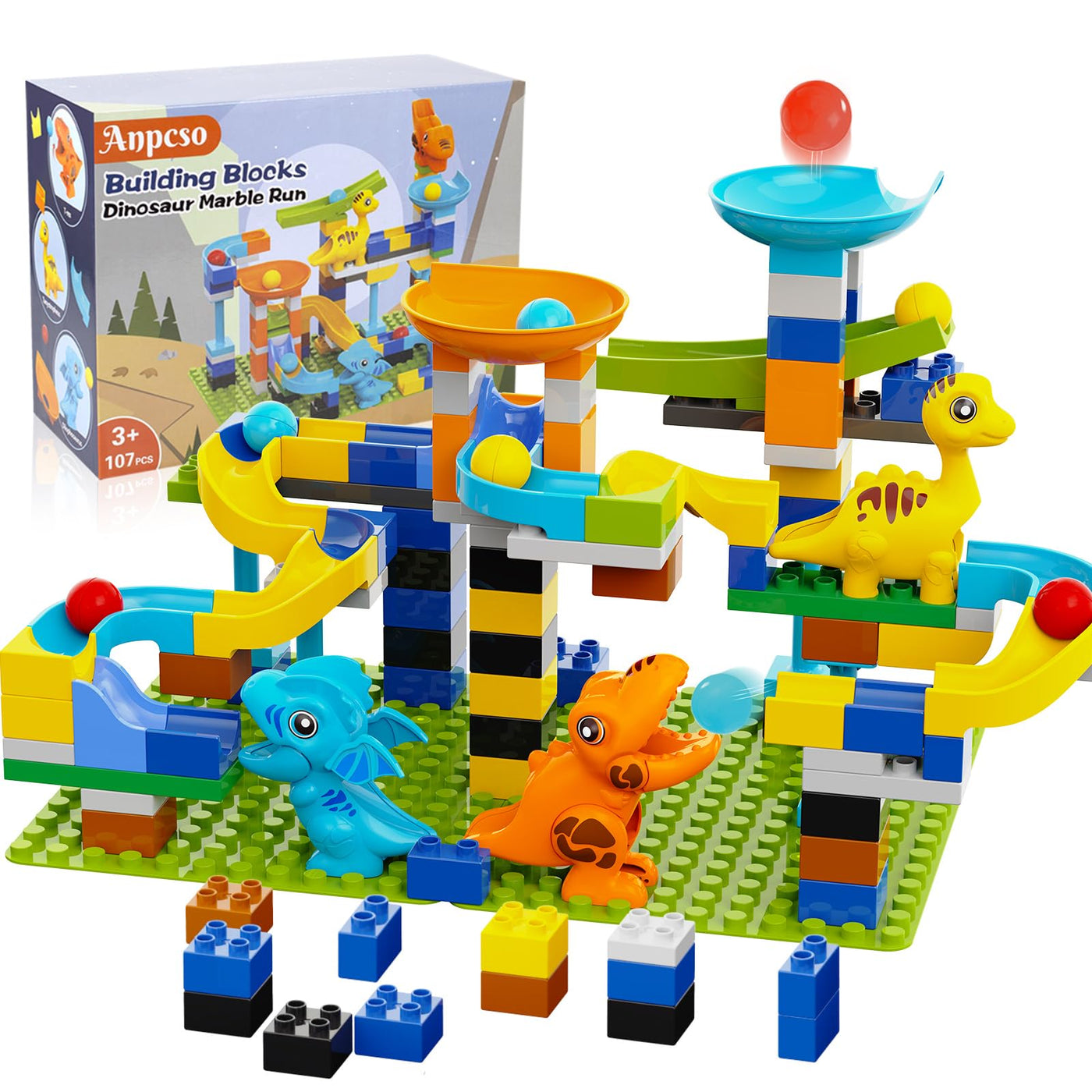 Marble Run Building Blocks Set