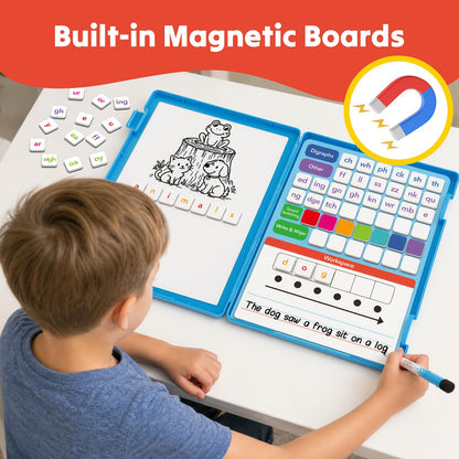 Magnetic Letter Tiles Phonics Game for Kids Learning