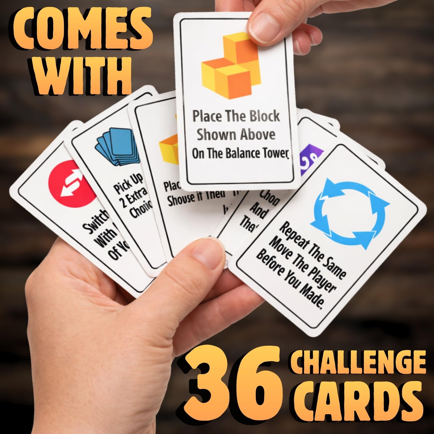 Stacking Tower Game for Kids & Adults Family Fun