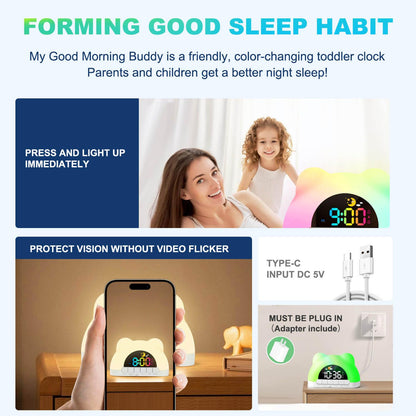 Kids Sleep Trainer Alarm Clock
