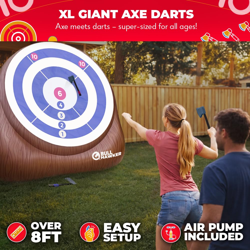 Giant Axe Darts Outdoor Game for Family Fun