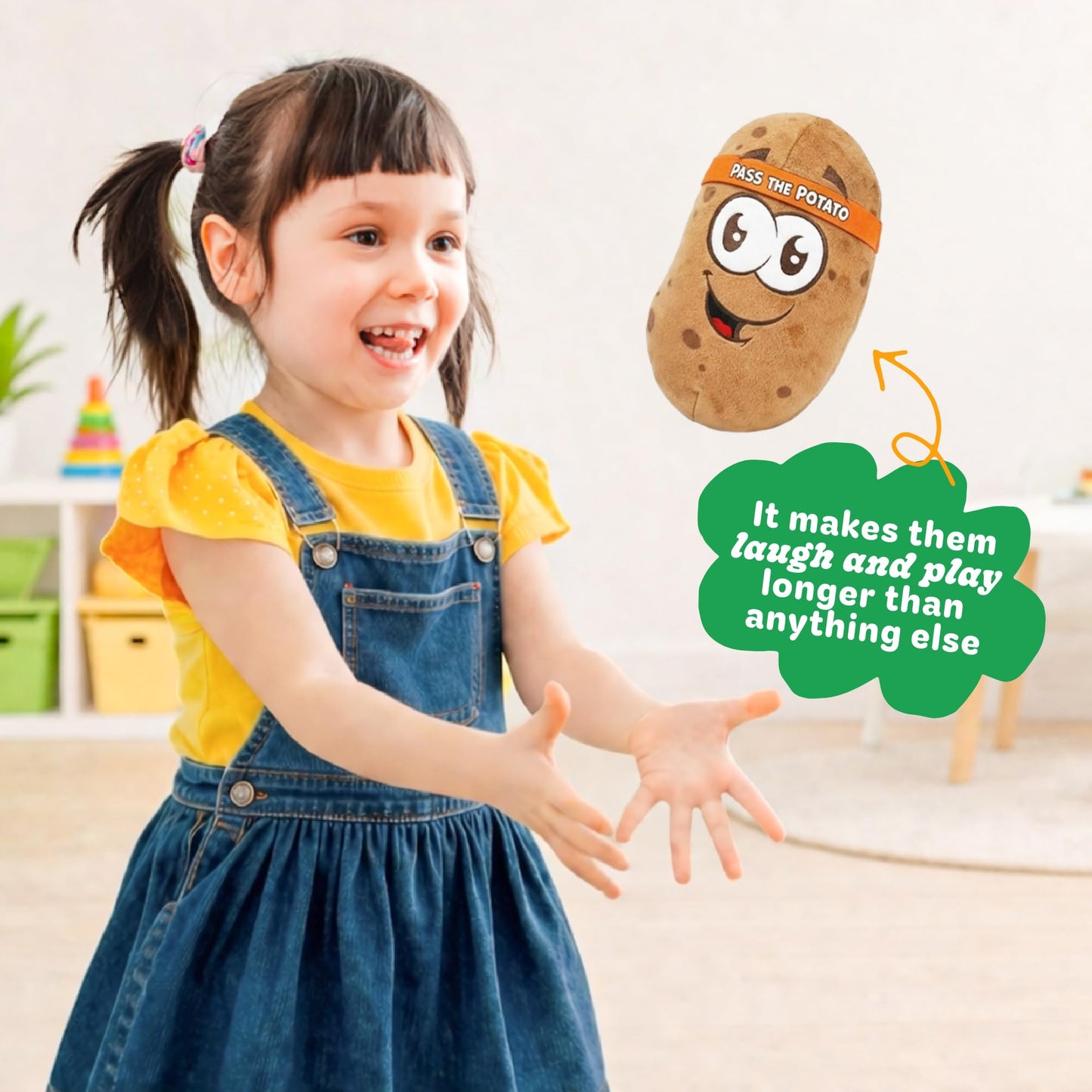 Pass The Potato Active Game Toy for Kids & Family