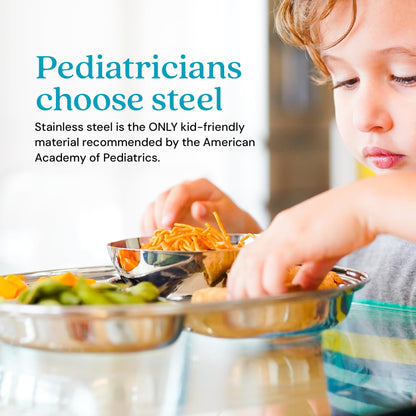 Stainless Steel Divided Plates for Kids