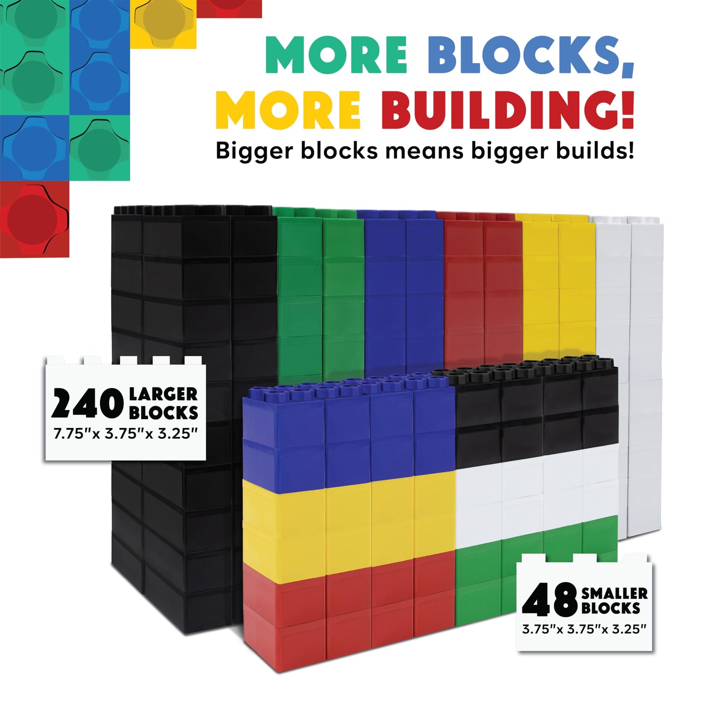 Big Building Blocks - Multicolors - Parent