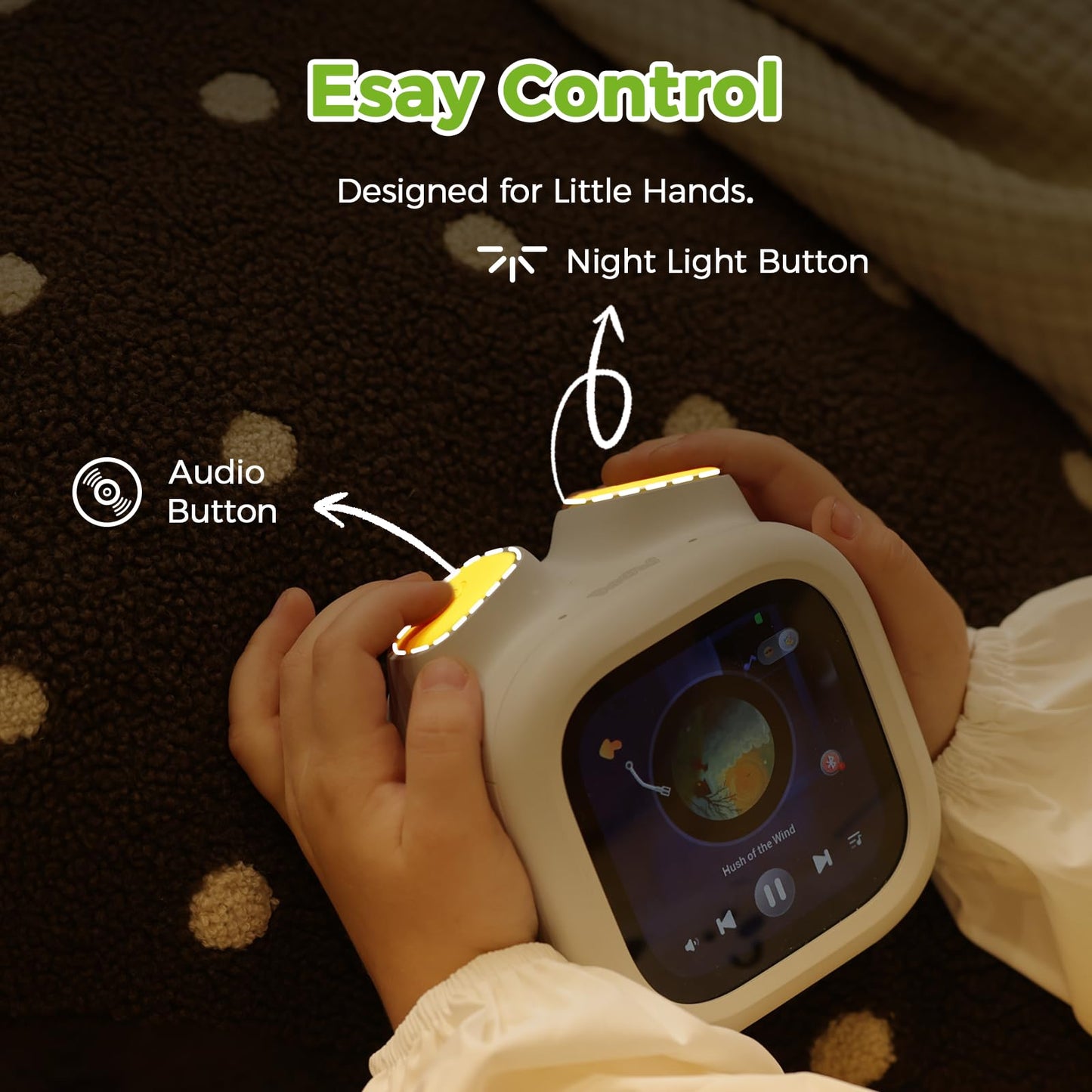 Kids Smart Alarm Clock with Nightlight