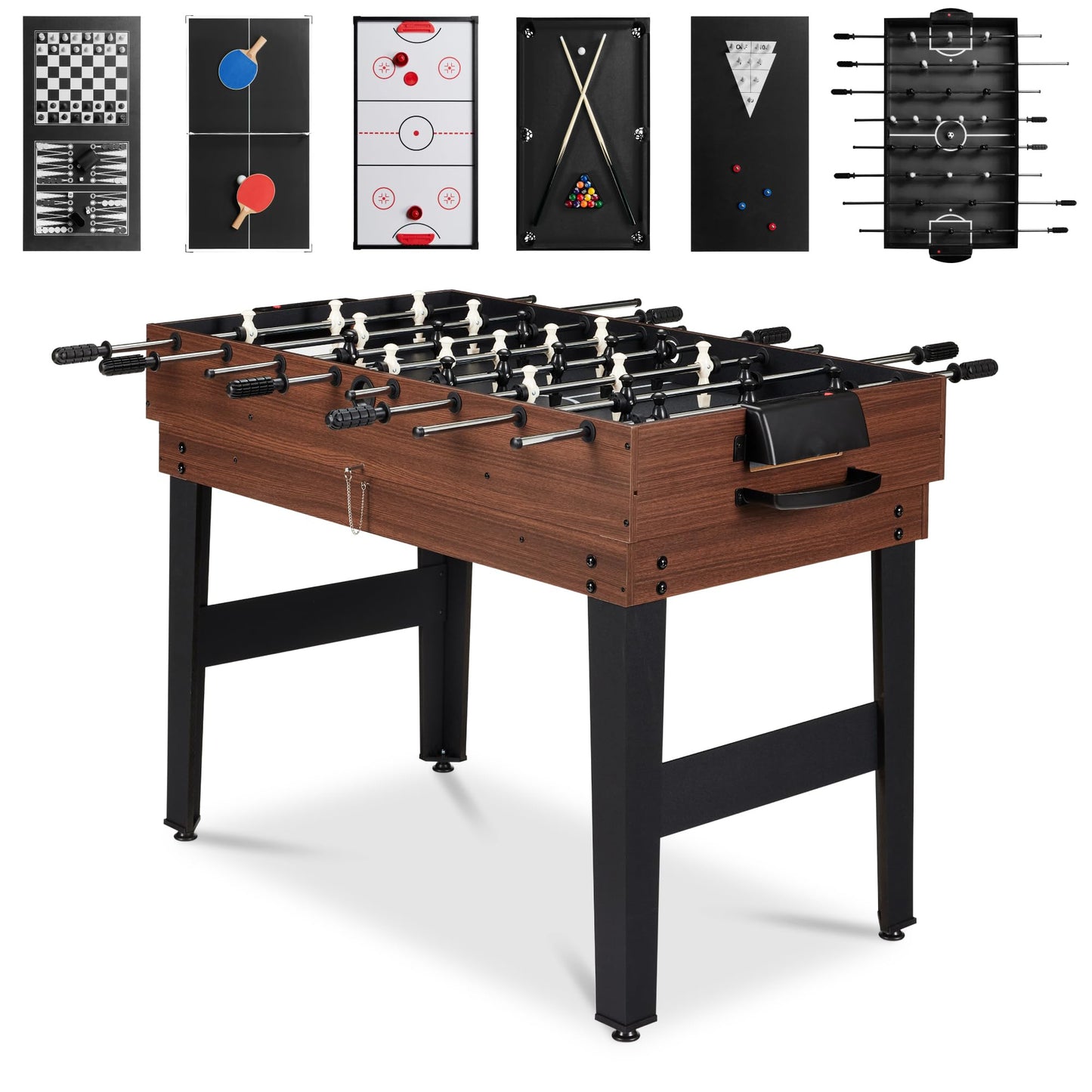 Multi Game Table Set for Family Game Room Fun