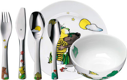 Kids Stainless Steel Dinnerware Set 6 Piece