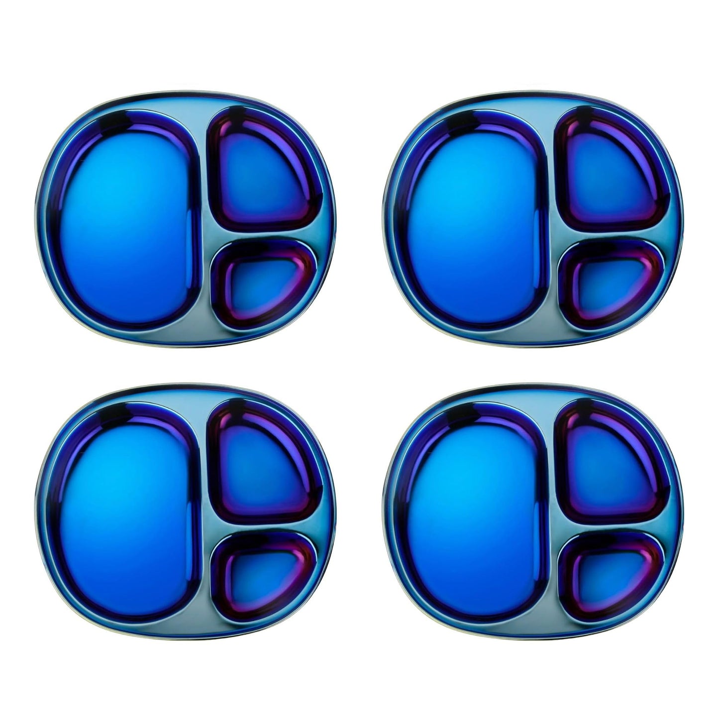 Stainless Steel Divided Plates for Kids