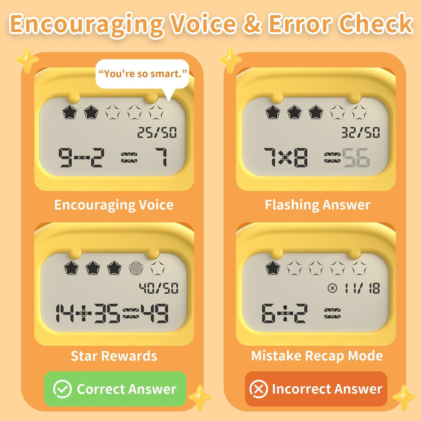 Math Learning Game Toy for Kids Ages 5-12