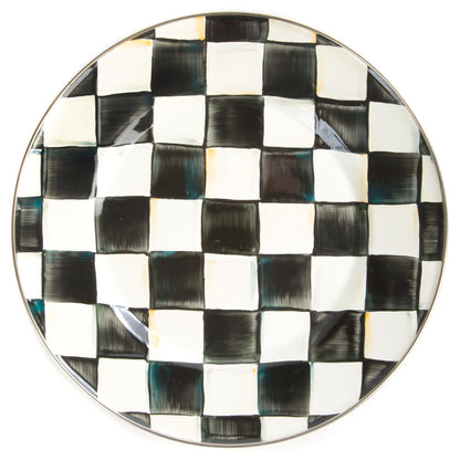 Decorative Enamel Dinner Plate 10 Inch