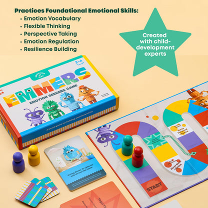 Emotion Learning Board Game for Kids & Families