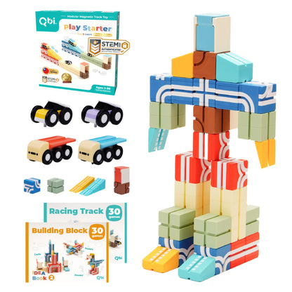 Magnetic Building Tiles Set for Kids
